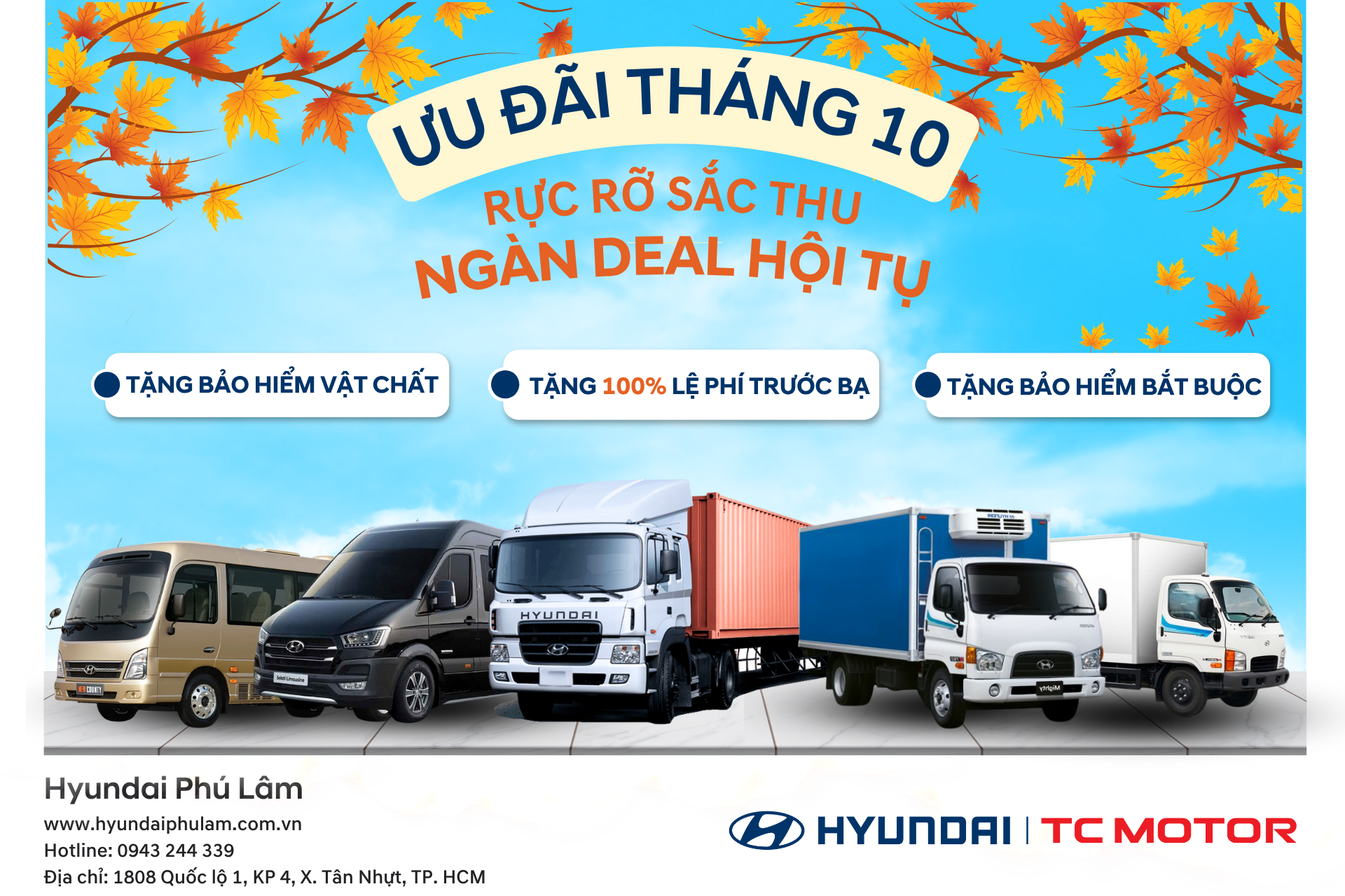 ƯU ĐÃI THÁNG 10: RỰC RỠ SẮC THU - NGÀN DEAL HỘI TỤ!